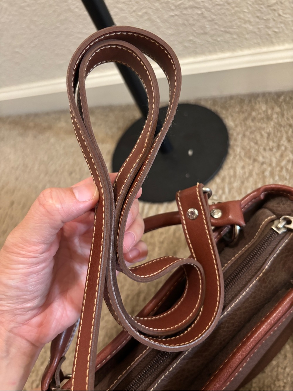 VINTAGE 2 way ESPRIT BAG - Picture 14 of 16